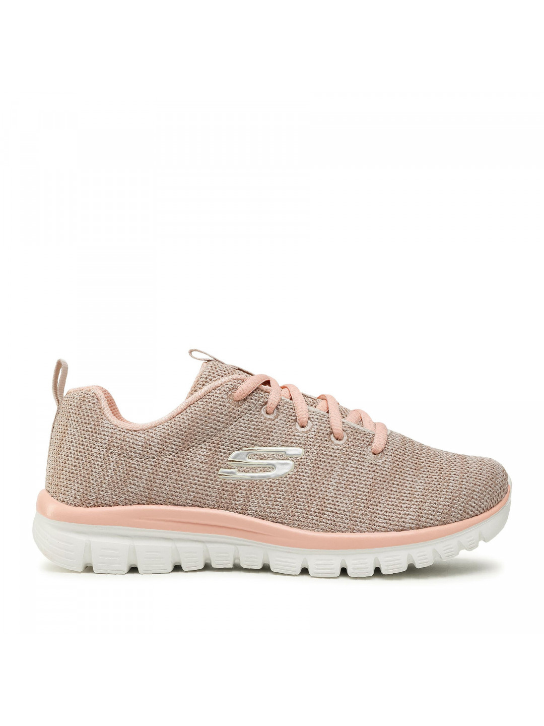 Sneakersy Skechers Twisted Fortune 12614 NTCL Béžová